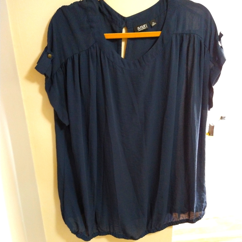 Navy blue blouse